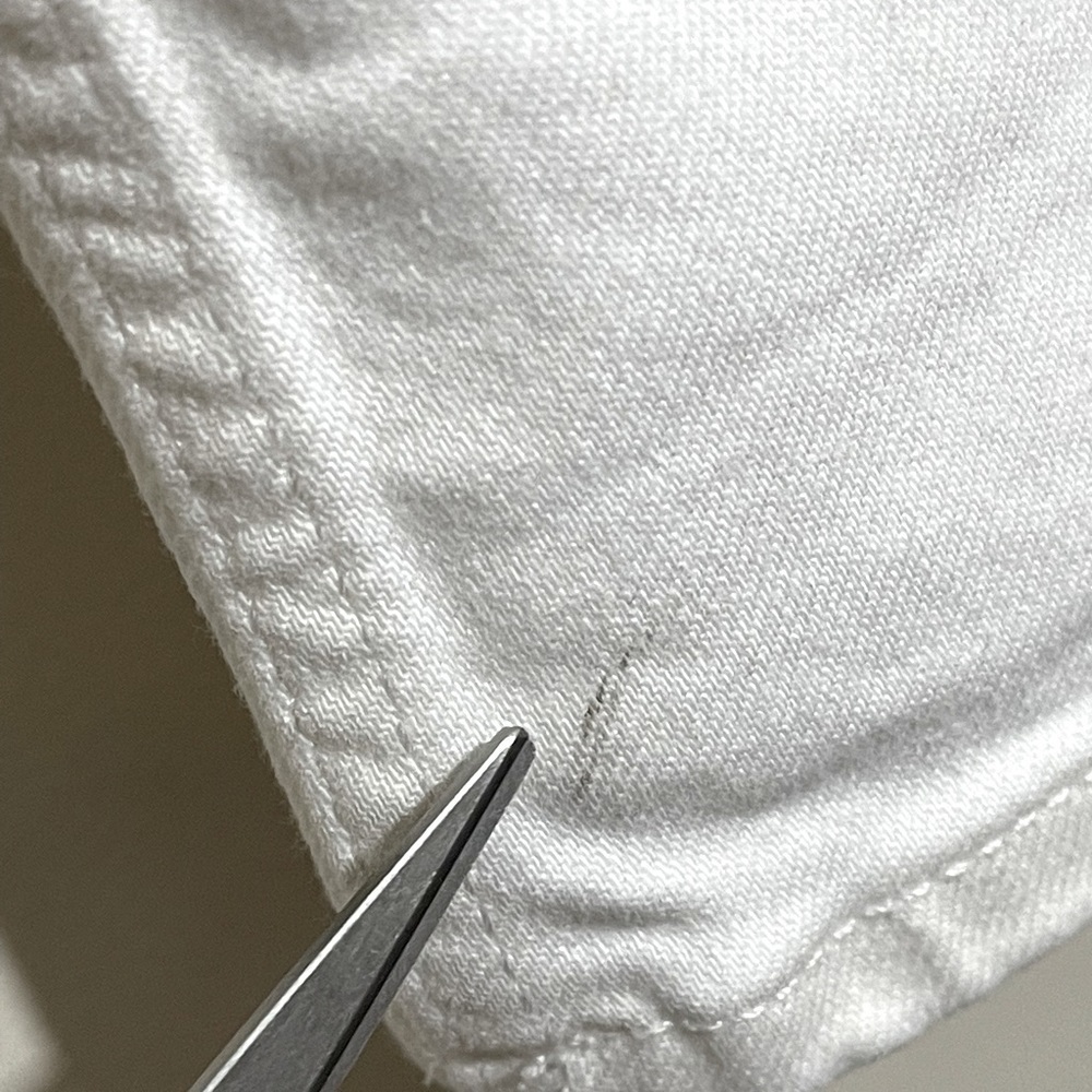 Cotton Everlane the High Rise Straight Jeans in Bone White Sz. 27 - Picture 11 of 13
